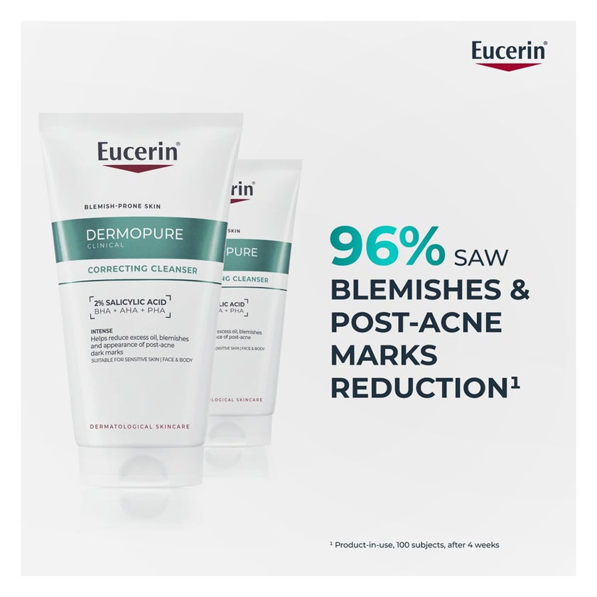 Eucerin Dermopure 2% Salicylic Acid Correcting Cleanser 150ml