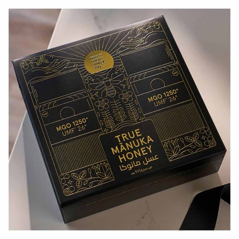 The True Honey Co. 1250+ MGO & 26+ UMF Manuka Honey Set - 250g x 2
