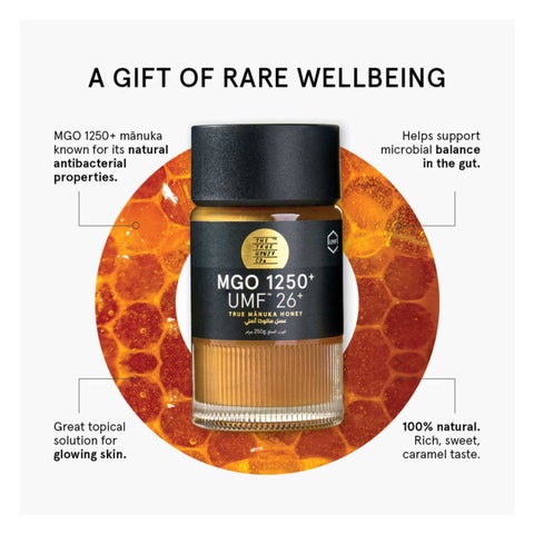 The True Honey Co. 1250+ MGO & 26+ UMF Manuka Honey Set - 250g x 2