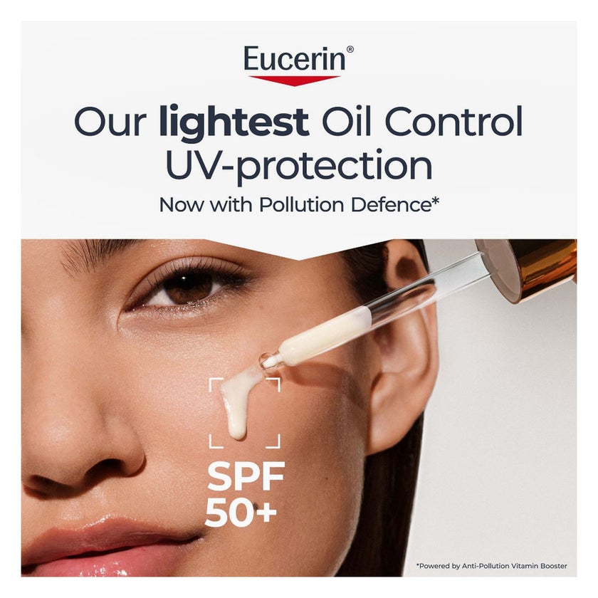 Eucerin SPF 50+ Oil Control Serum For Oily Acne Prone Skin 30ml