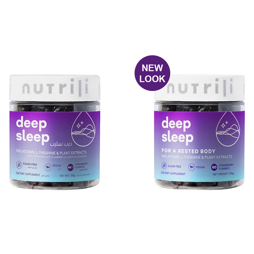 Nutrili Deep Sleep Gummies, Strawberry - 60 Gummies