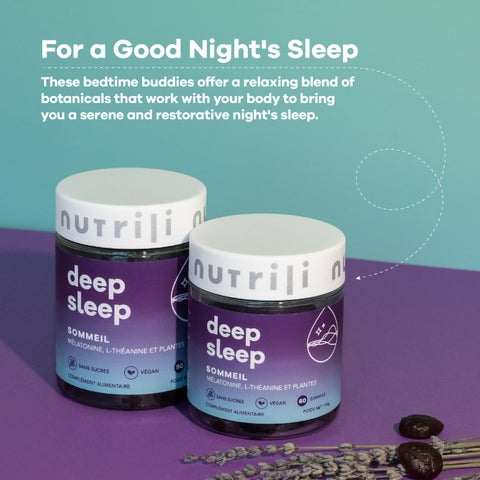 Nutrili Deep Sleep Gummies, Strawberry - 60 Gummies