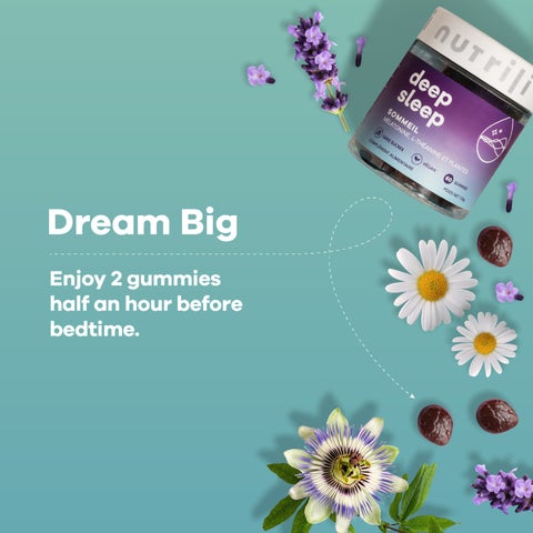 Nutrili Deep Sleep Gummies, Strawberry - 60 Gummies