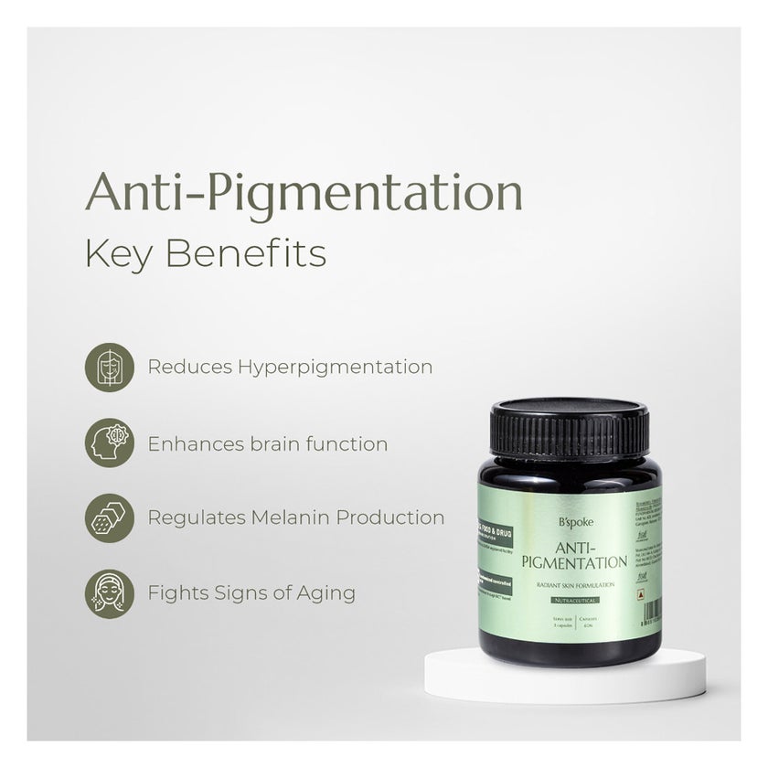 B'spoke Anti-Pigmentation Capsules, Radiant Skin - 60 Capsules