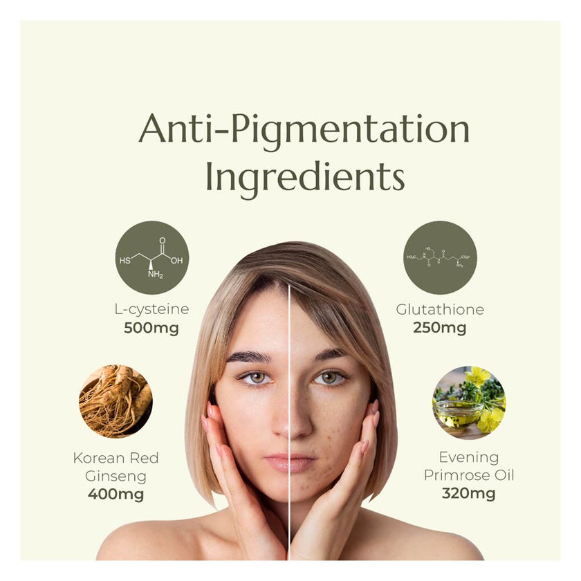 B'spoke Anti-Pigmentation Capsules, Radiant Skin - 60 Capsules