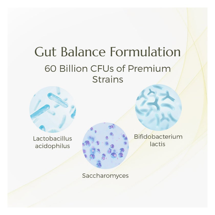 B'spoke Probiotic & Prebiotic Blend Capsules, Gut Balance - 30 Capsules