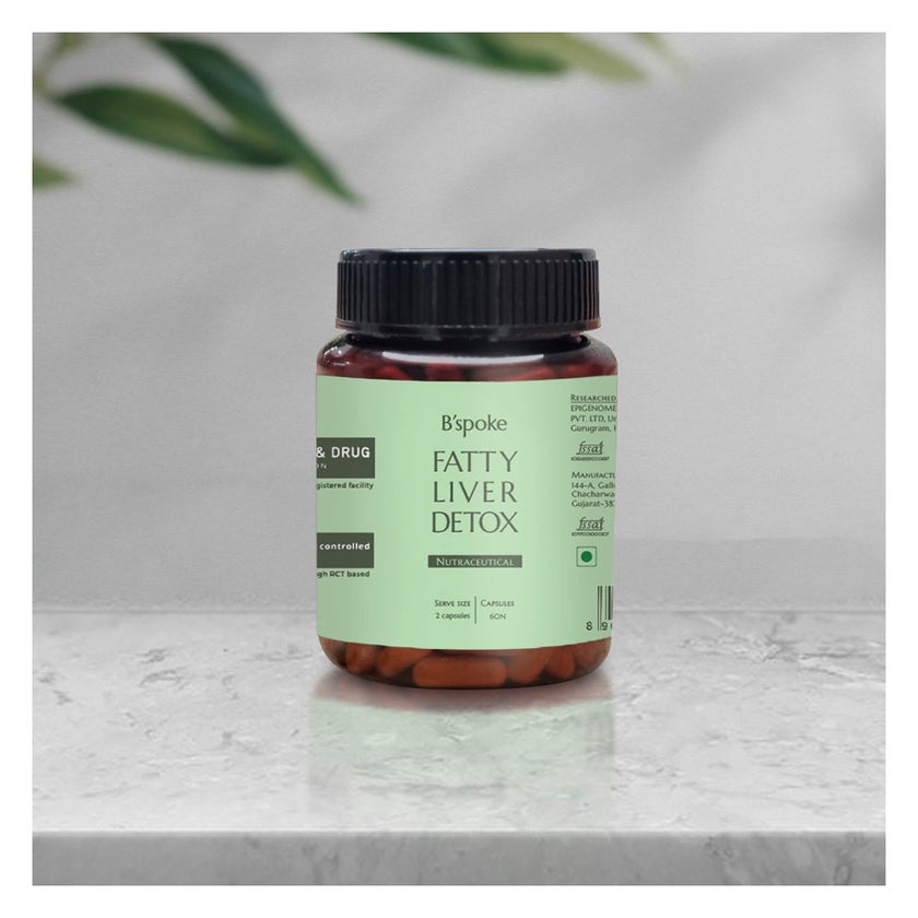 B'spoke Fatty Liver Detox Capsules, Antioxidant Defense - 60 Capsules