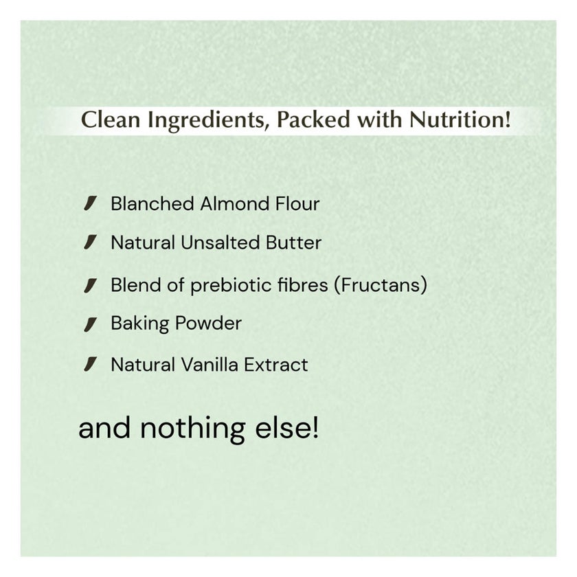 B'spoke NoSpike Sweet Almond Cookies, High Fiber & Protein - 8 Cookies