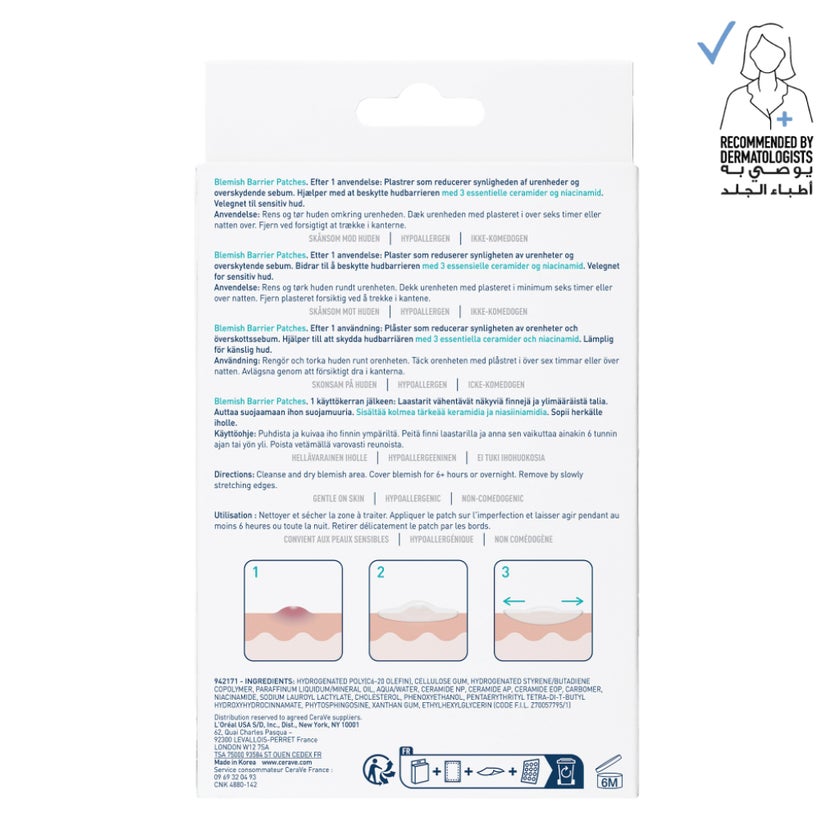 CeraVe Blemish Barrier Acne Patches - 22 Patches