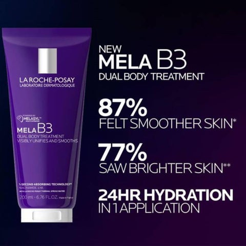 La Roche-Posay Mela B3 Body Treatment 200ml + Mela B3 Niacinamide Serum 30ml