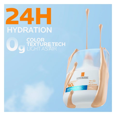 La Roche-Posay Anthelios SPF 50+ UVAir Serum Sunscreen, Light Tint - 50ml