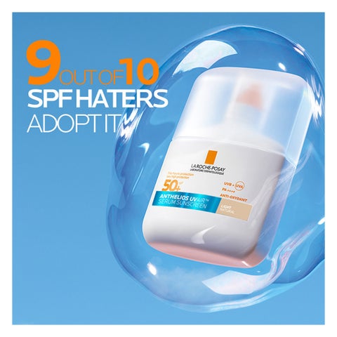 La Roche-Posay Anthelios SPF 50+ UVAir Serum Sunscreen, Light Tint - 50ml