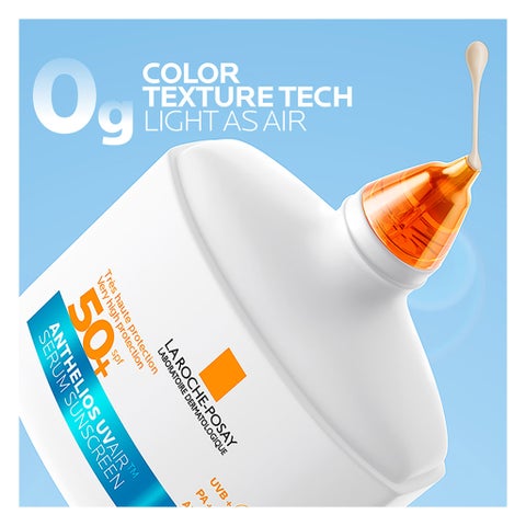 La Roche-Posay Anthelios SPF 50+ UVAir Serum Sunscreen, Light Tint - 50ml