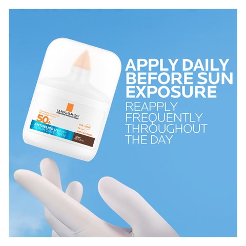 La Roche-Posay Anthelios SPF 50+ UVAir Serum Sunscreen, Dark Tint - 50ml