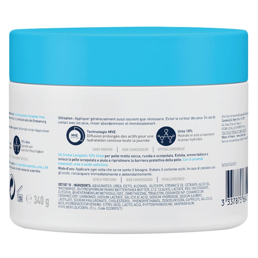 CeraVe SA Smoothing Cream, Dry, Rough & Bumpy Skin - 340g