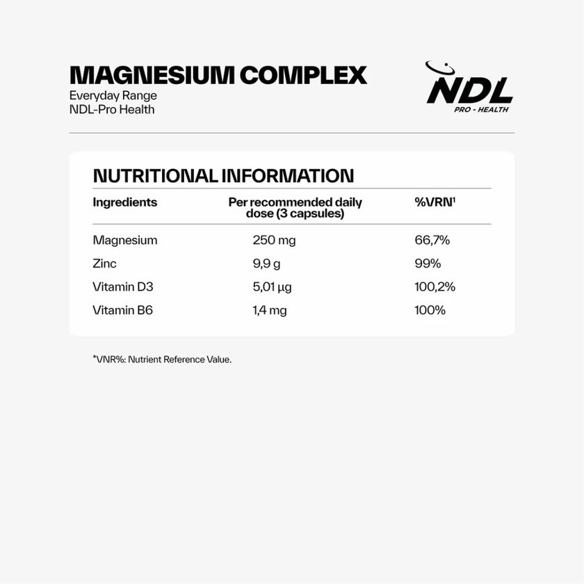 NDL Pro Health Everyday Magnesium Complex - 120 Capsules