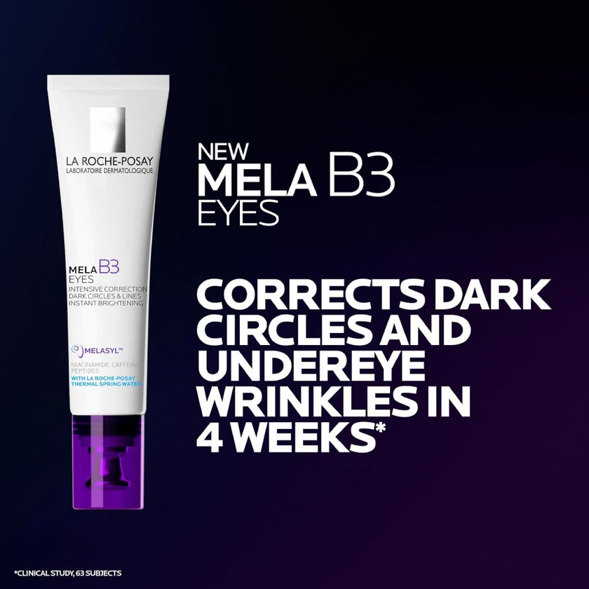 La Roche-Posay Mela B3 Eyes Corrector, Dark Circles & Lines - 15ml