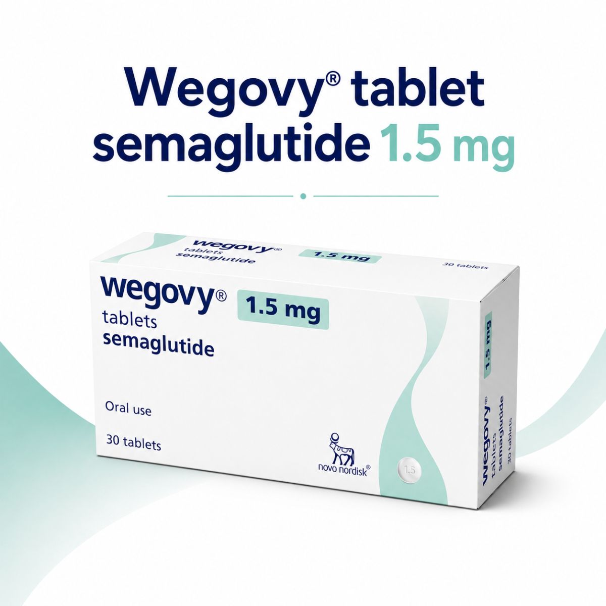 Wegovy 1.5mg Pill - 30 Tablets
