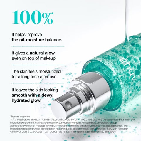 Anua PDRN + Hyaluronic Acid Hydrating Capsule Mist - 100ml