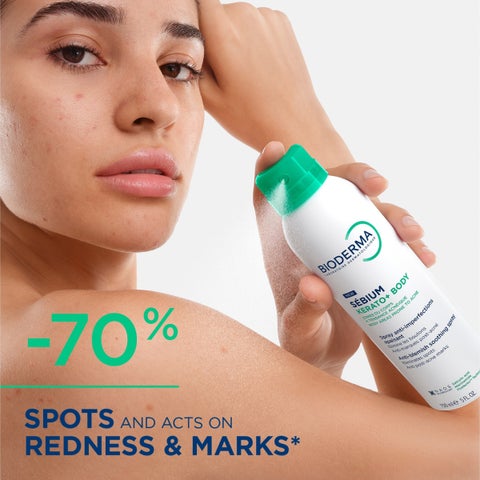 Bioderma Sebium Kerato+ Body Anti-Blemish Soothing Spray - 150ml