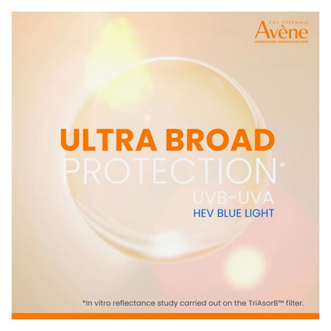 Avene SPF 50 Ultra Fluid Sunscreen, Invisible - 50ml