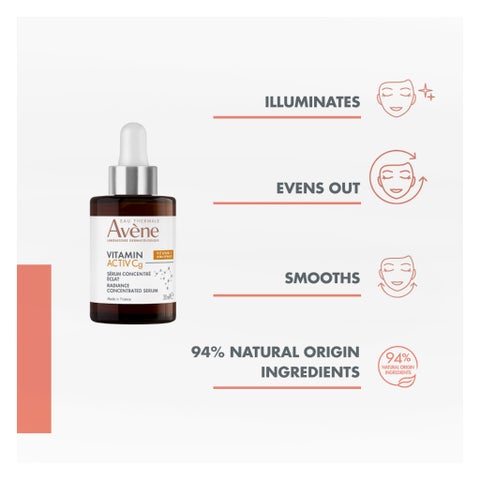 Avene Vitamin Activ C Radiance Concentrated Serum - 30ml