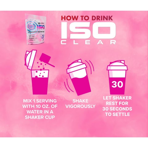 Core Nutritionals ISO Clear Whey Protein Isolate, Cherry Berry - 499g