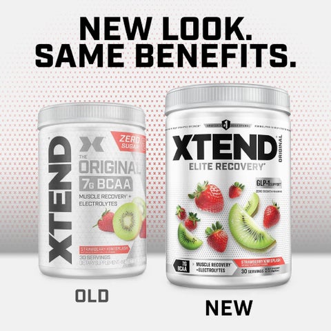 Xtend Original 7g BCAA Muscle Recovery Powder, Strawberry Kiwi Splash - 390g