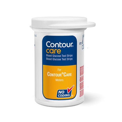 Ascensia Contour Care Blood Glucose Test Strips - 2 x 50 Strips