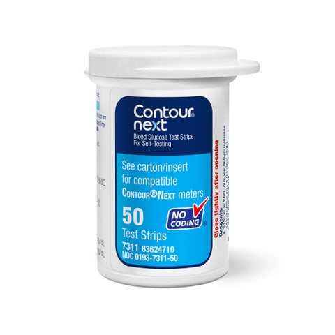 Ascensia Contour Next Blood Glucose Test Strips - 2 x 50 Strips