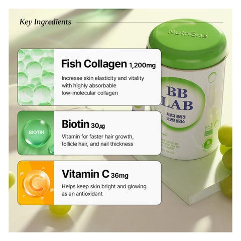 BB Lab Low Molecular Collagen Biotin Plus Sticks - 30 Sticks
