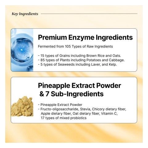 BB Lab Pineapple Enzyme Supplement Sticks - 30 Sticks