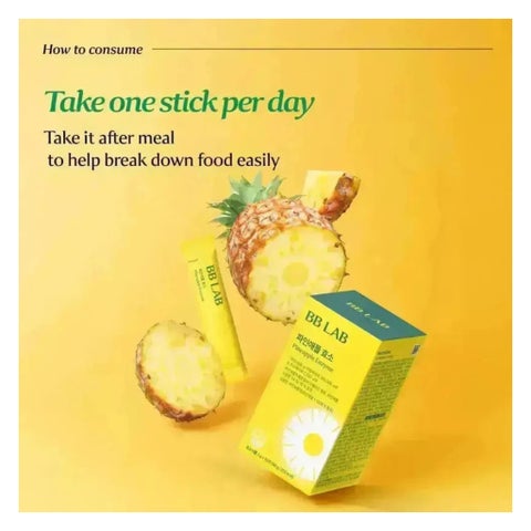 BB Lab Pineapple Enzyme Supplement Sticks - 30 Sticks