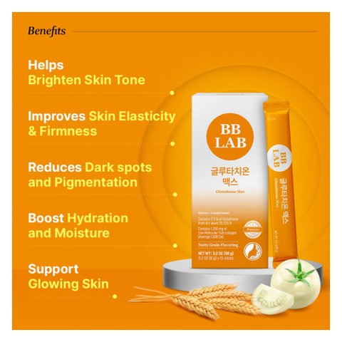 BB Lab Glutathione Max Powder Supplement Sticks - 15 Sticks
