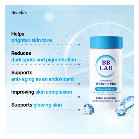 BB Lab White Up Plus Brightening Boost Tablets - 30 Tablets