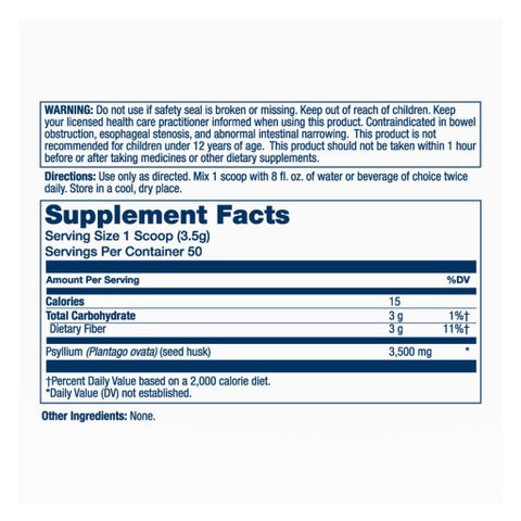 Solaray Psyllium Husk Fiber Powder - 175g