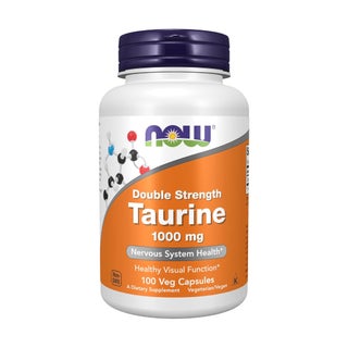 Now Double Strength Taurine 1000mg Capsules - 100 Capsules