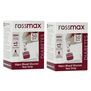 Rossmax HS200 Blood Sugar Test Strips - 2 x 50 Strips