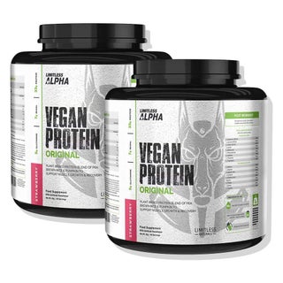 Eva Pharma Limitless Alpha Vegan Protein Powder, Strawberry - 2 x 2Kg