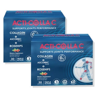 Eva Pharma Acti-Colla C Triple Action Collagen Powder, Joint Support - 2 x 30 Sachets