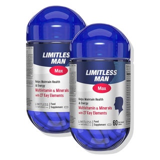 Eva Pharma Limitless Man Max Multivitamins & Minerals - 2 x 60 Tablets