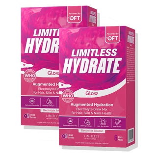 Eva Pharma Limitless Mixed Berries Hydrate Glow Electrolyte - 2 x 6 Sticks