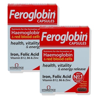 Vitabiotics Feroglobin B12 & Iron Capsules Multipack - 2 x 30 Capsules