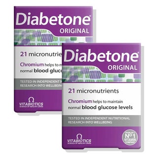 Vitabiotics Diabetone Original Micronutrient + Chromium Tablets - 2 x 30 Tablets