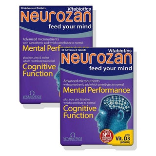 Vitabiotics Neurozan Mind Booster Supplement Tablets - 2 x 30 Tablets