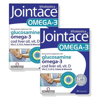 Vitabiotics Jointace Omega-3, Glucosamine Capsules - 2 x 30 Capsules
