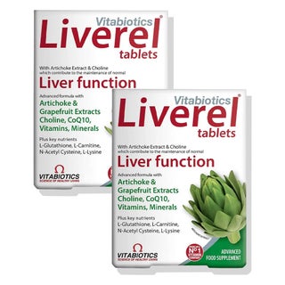 Vitabiotics Liverel Tablets, Liver Support - 2 x 60 Tablets