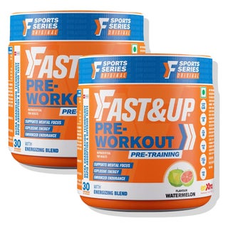 Fast&Up Pre-Workout Powder, Watermelon - 2 x 300g