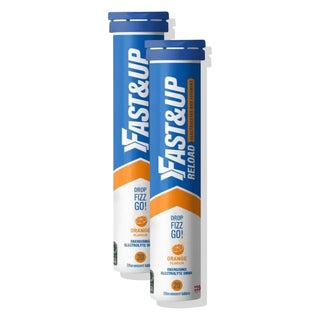Fast&Up Reload Electrolyte Effervescent, Orange - 2 x 20 Tablets