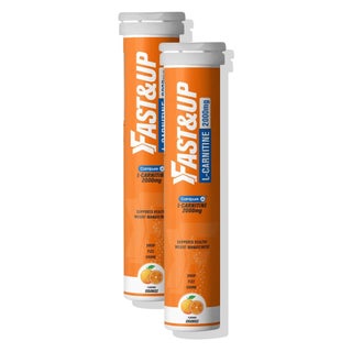 Fast&Up L-Carnitine 2000mg Effervescent, Orange - 2 x 20 Tablets